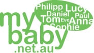 Mybaby Baby Names Logo